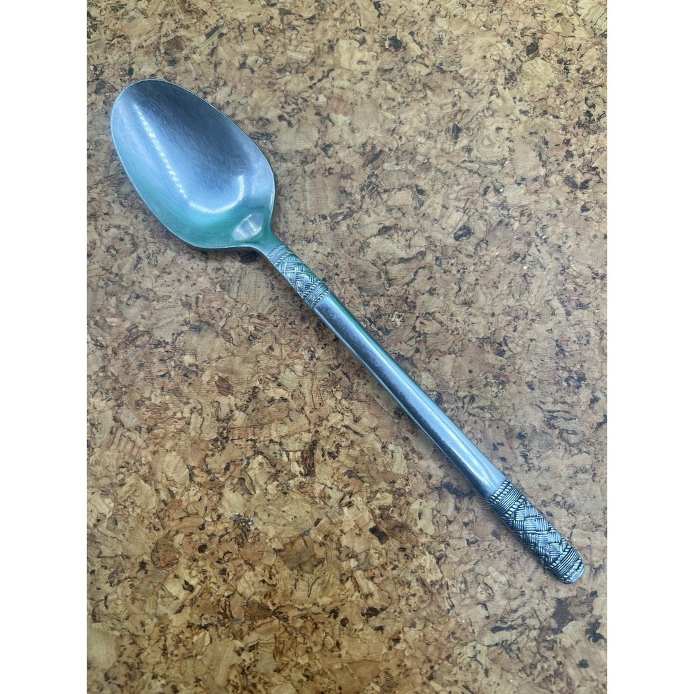 National TRACERY Stainless NS‎ Japan Basket Weave Silverware teaspoon Flatware
